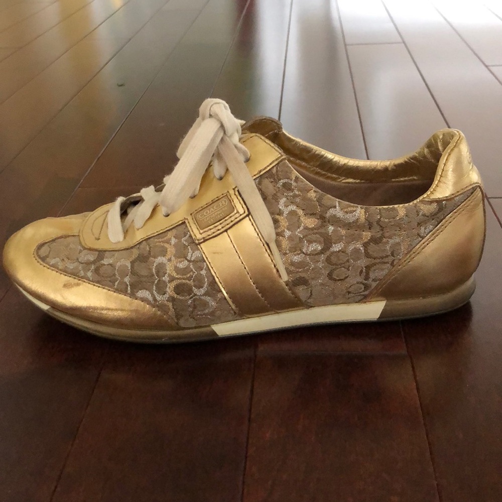 Gold Coach Sneakers